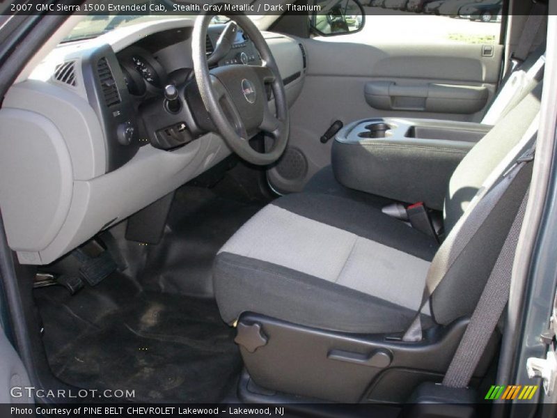 Stealth Gray Metallic / Dark Titanium 2007 GMC Sierra 1500 Extended Cab