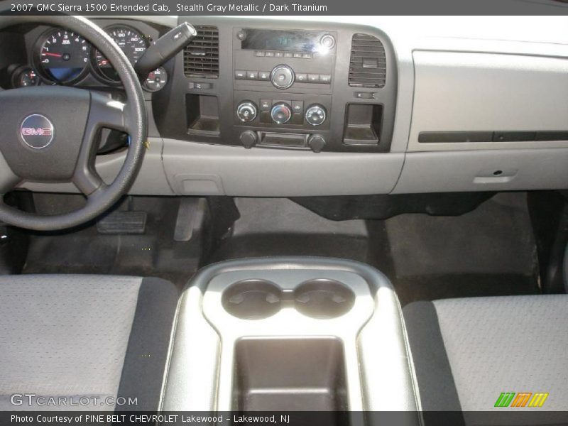 Stealth Gray Metallic / Dark Titanium 2007 GMC Sierra 1500 Extended Cab