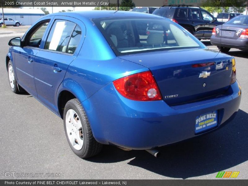 Arrival Blue Metallic / Gray 2005 Chevrolet Cobalt Sedan
