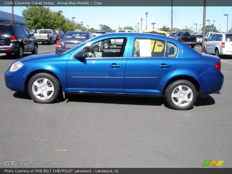 Arrival Blue Metallic / Gray 2005 Chevrolet Cobalt Sedan