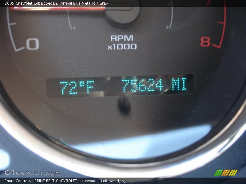 Arrival Blue Metallic / Gray 2005 Chevrolet Cobalt Sedan