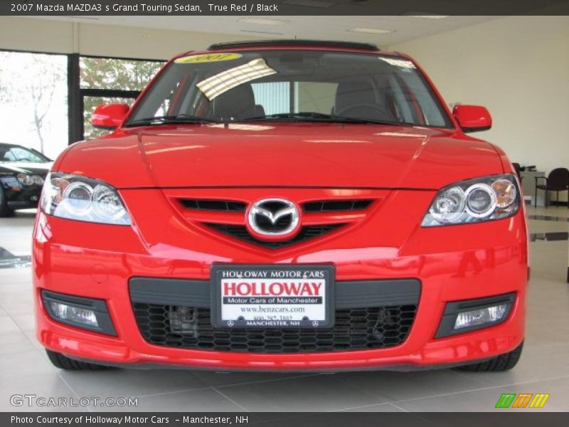 True Red / Black 2007 Mazda MAZDA3 s Grand Touring Sedan