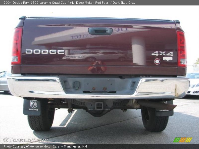 Deep Molten Red Pearl / Dark Slate Gray 2004 Dodge Ram 1500 Laramie Quad Cab 4x4