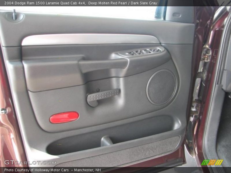 Deep Molten Red Pearl / Dark Slate Gray 2004 Dodge Ram 1500 Laramie Quad Cab 4x4