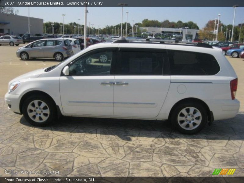 Cosmic White / Gray 2007 Hyundai Entourage Limited