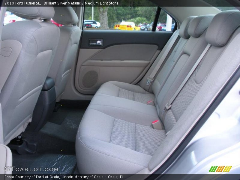 Brilliant Silver Metallic / Medium Light Stone 2010 Ford Fusion SE