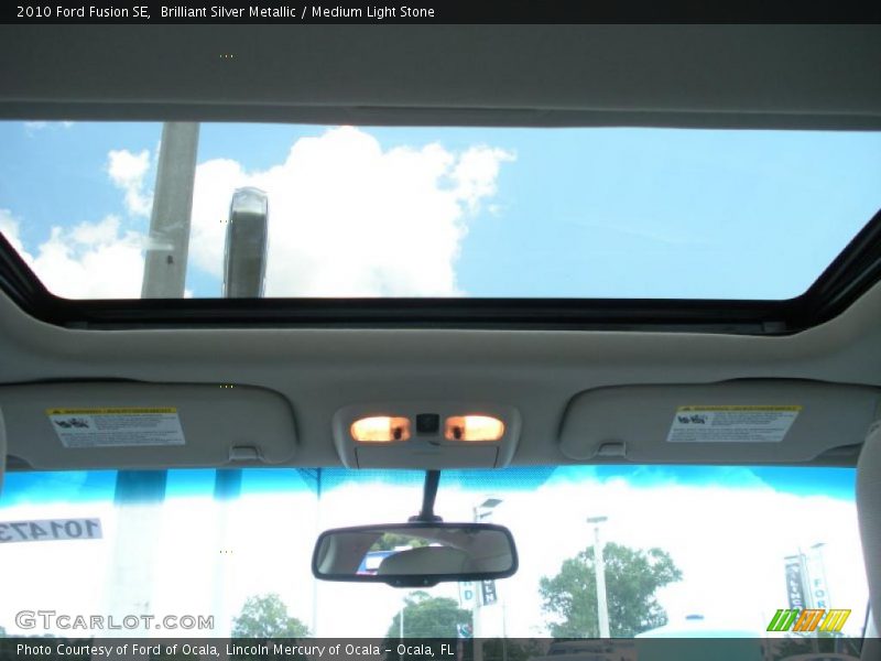 Brilliant Silver Metallic / Medium Light Stone 2010 Ford Fusion SE