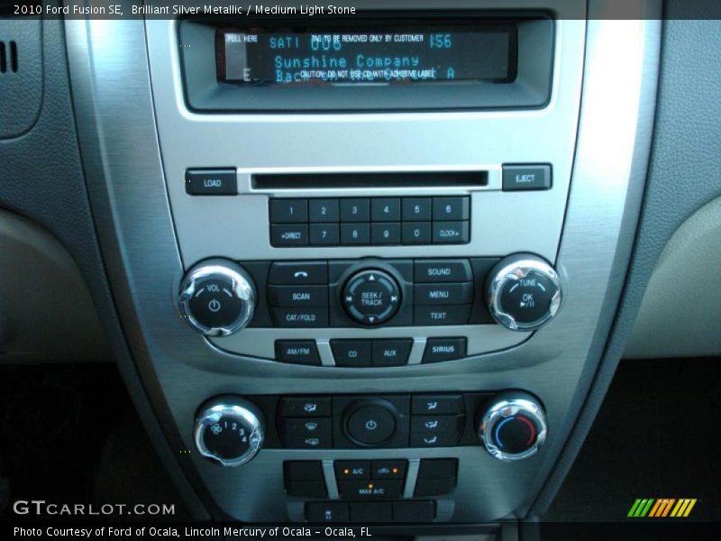Brilliant Silver Metallic / Medium Light Stone 2010 Ford Fusion SE