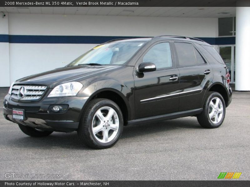 Verde Brook Metallic / Macadamia 2008 Mercedes-Benz ML 350 4Matic