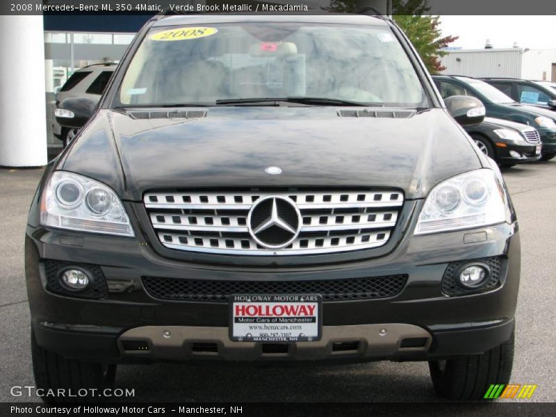 Verde Brook Metallic / Macadamia 2008 Mercedes-Benz ML 350 4Matic