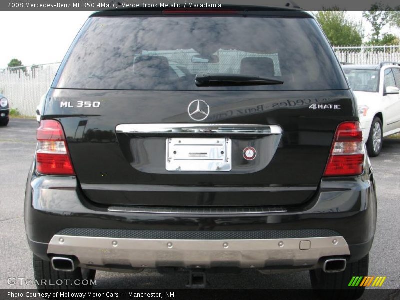 Verde Brook Metallic / Macadamia 2008 Mercedes-Benz ML 350 4Matic