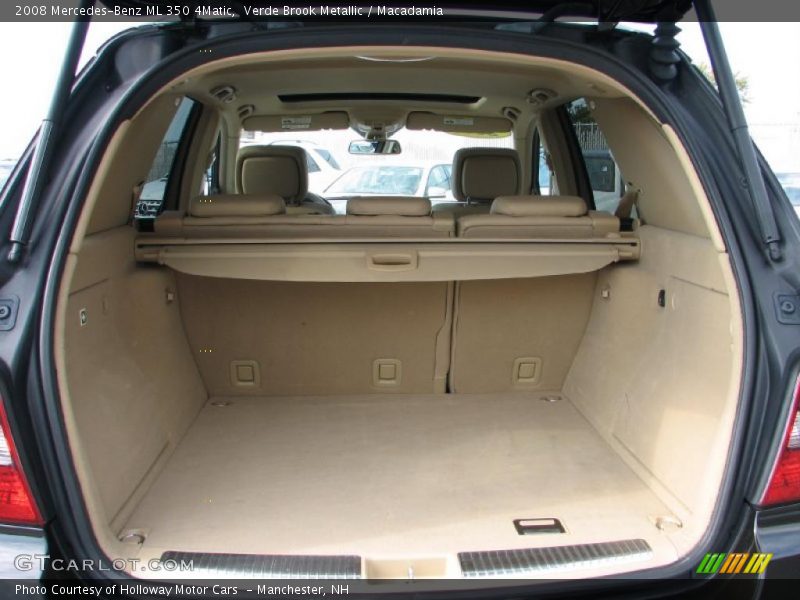 Verde Brook Metallic / Macadamia 2008 Mercedes-Benz ML 350 4Matic