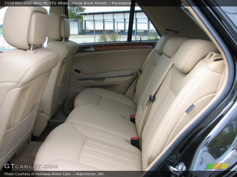 Verde Brook Metallic / Macadamia 2008 Mercedes-Benz ML 350 4Matic