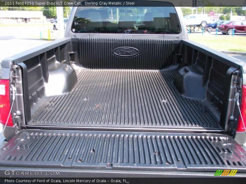 Sterling Gray Metallic / Steel 2011 Ford F350 Super Duty XLT Crew Cab