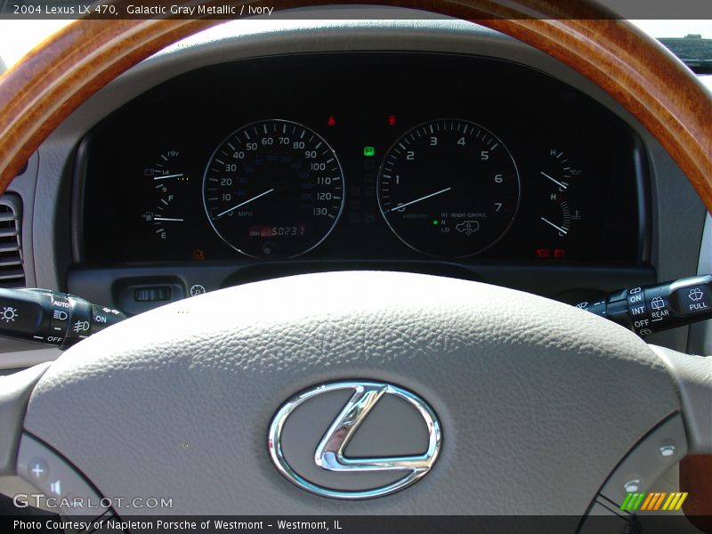 Galactic Gray Metallic / Ivory 2004 Lexus LX 470