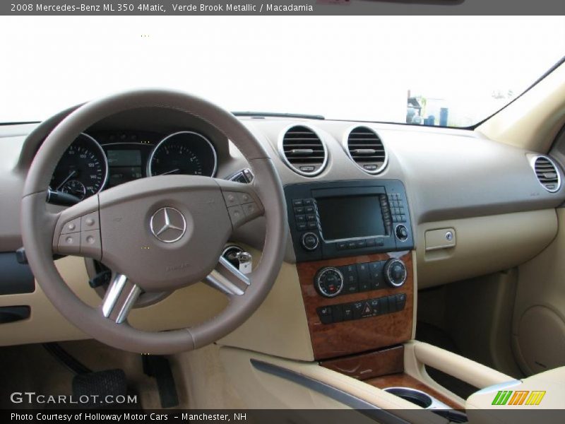 Verde Brook Metallic / Macadamia 2008 Mercedes-Benz ML 350 4Matic