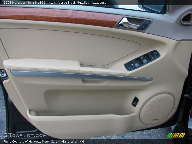 Verde Brook Metallic / Macadamia 2008 Mercedes-Benz ML 350 4Matic