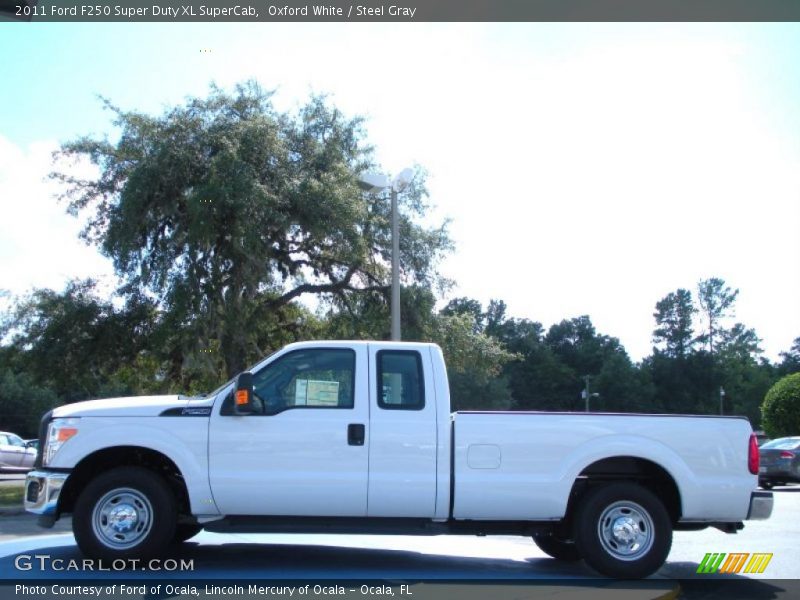 Oxford White / Steel Gray 2011 Ford F250 Super Duty XL SuperCab