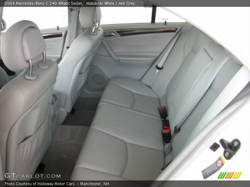 Alabaster White / Ash Grey 2004 Mercedes-Benz C 240 4Matic Sedan