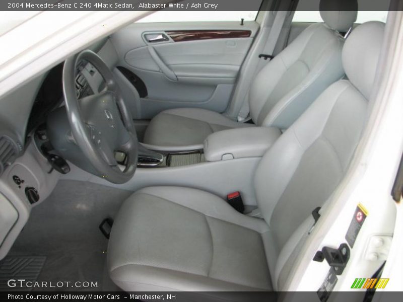 Alabaster White / Ash Grey 2004 Mercedes-Benz C 240 4Matic Sedan