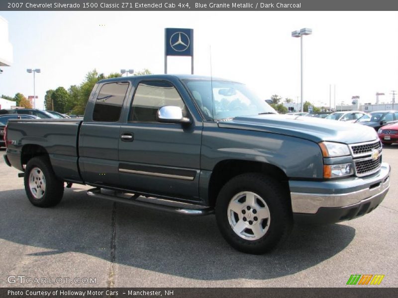 Blue Granite Metallic / Dark Charcoal 2007 Chevrolet Silverado 1500 Classic Z71 Extended Cab 4x4