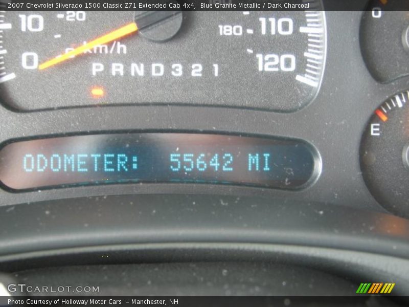 Blue Granite Metallic / Dark Charcoal 2007 Chevrolet Silverado 1500 Classic Z71 Extended Cab 4x4