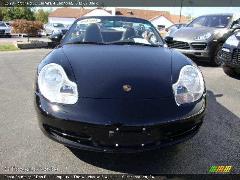 Black / Black 1999 Porsche 911 Carrera 4 Cabriolet