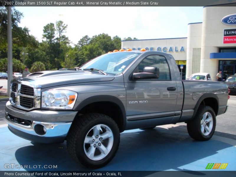 Mineral Gray Metallic / Medium Slate Gray 2007 Dodge Ram 1500 SLT Regular Cab 4x4