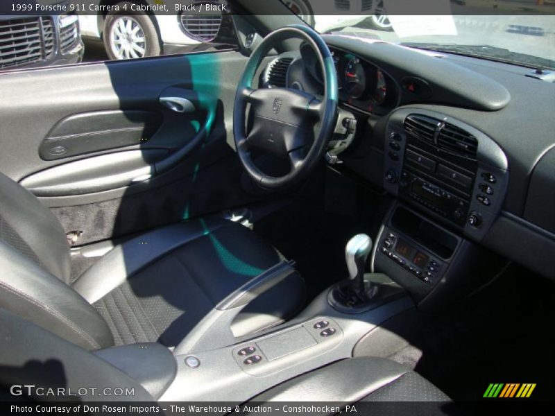 Black / Black 1999 Porsche 911 Carrera 4 Cabriolet
