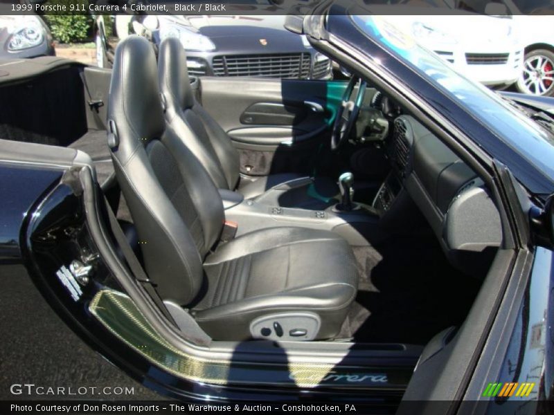Black / Black 1999 Porsche 911 Carrera 4 Cabriolet