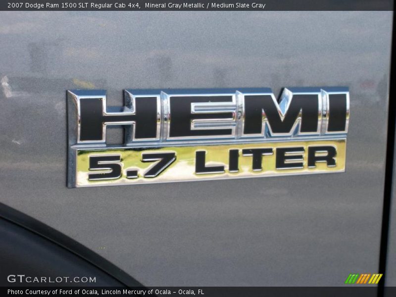 Mineral Gray Metallic / Medium Slate Gray 2007 Dodge Ram 1500 SLT Regular Cab 4x4