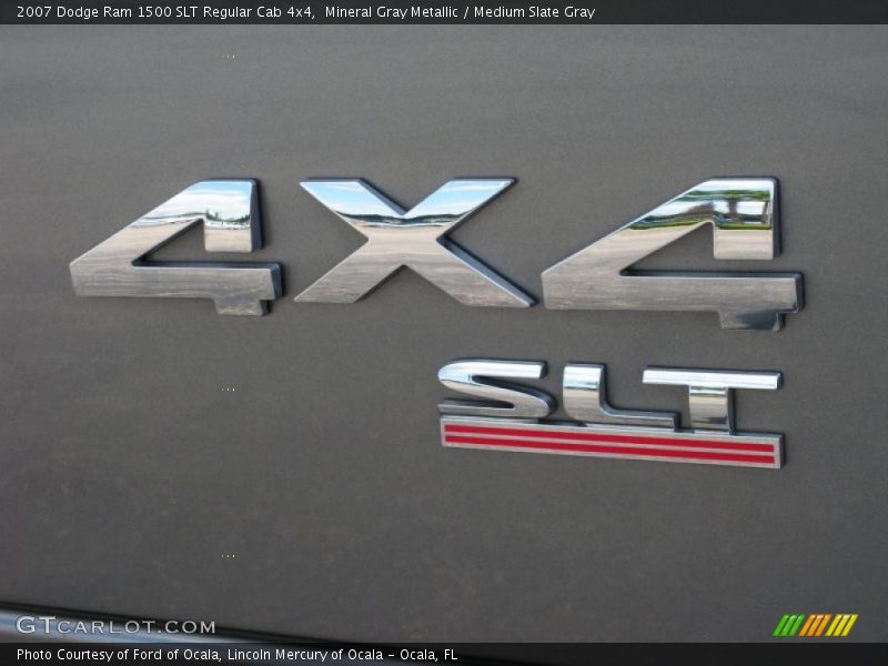 Mineral Gray Metallic / Medium Slate Gray 2007 Dodge Ram 1500 SLT Regular Cab 4x4