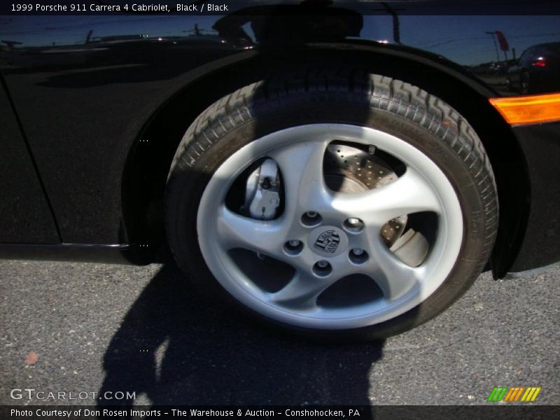 Black / Black 1999 Porsche 911 Carrera 4 Cabriolet