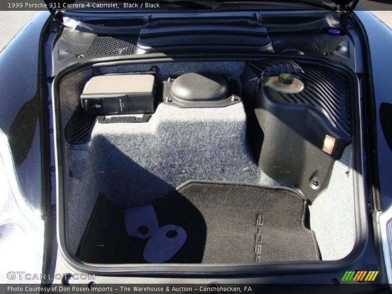 Black / Black 1999 Porsche 911 Carrera 4 Cabriolet