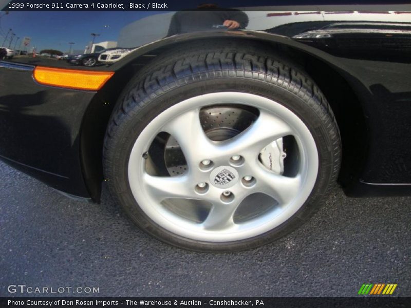 Black / Black 1999 Porsche 911 Carrera 4 Cabriolet