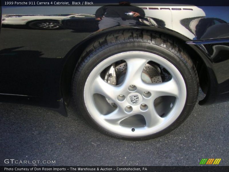 Black / Black 1999 Porsche 911 Carrera 4 Cabriolet