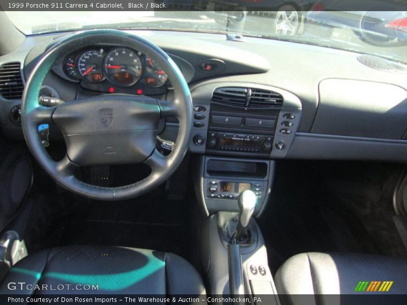 Black / Black 1999 Porsche 911 Carrera 4 Cabriolet