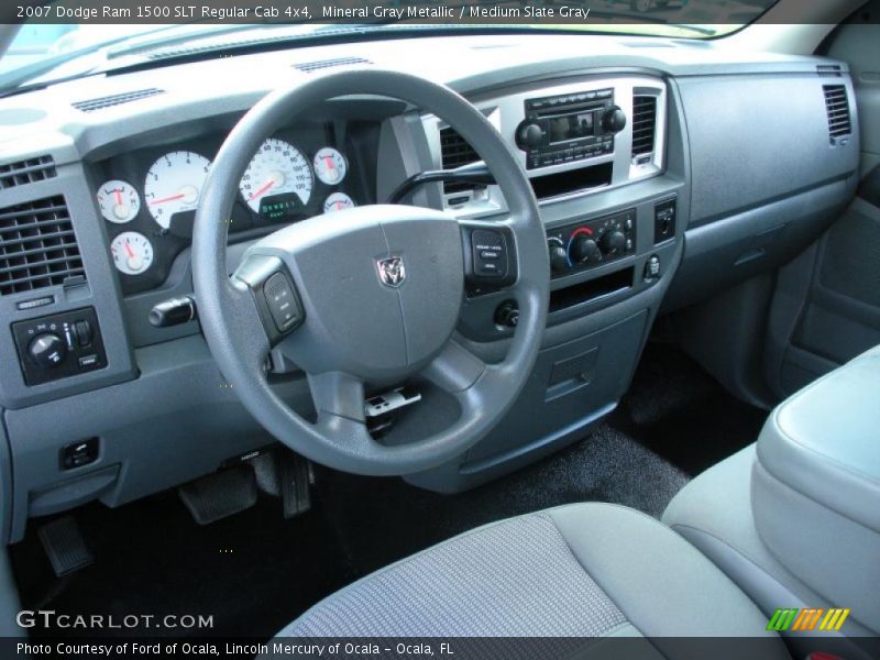 Mineral Gray Metallic / Medium Slate Gray 2007 Dodge Ram 1500 SLT Regular Cab 4x4