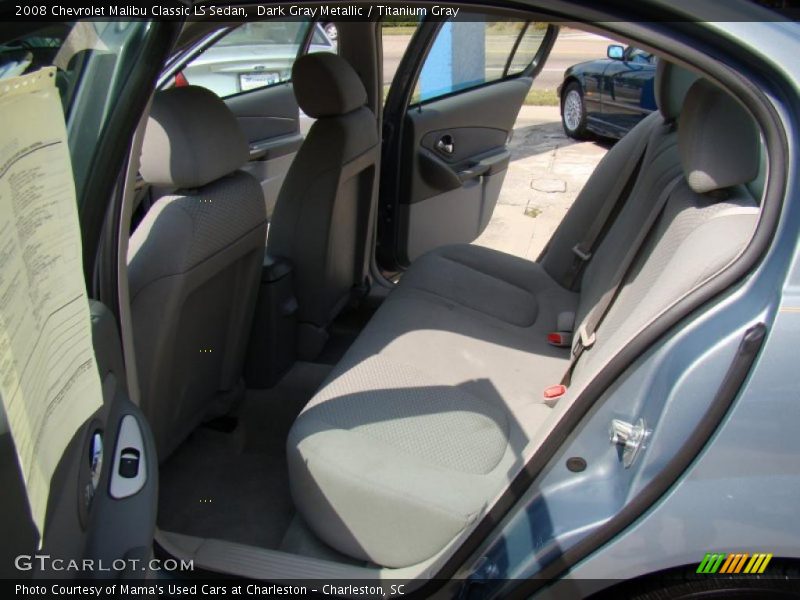 Dark Gray Metallic / Titanium Gray 2008 Chevrolet Malibu Classic LS Sedan