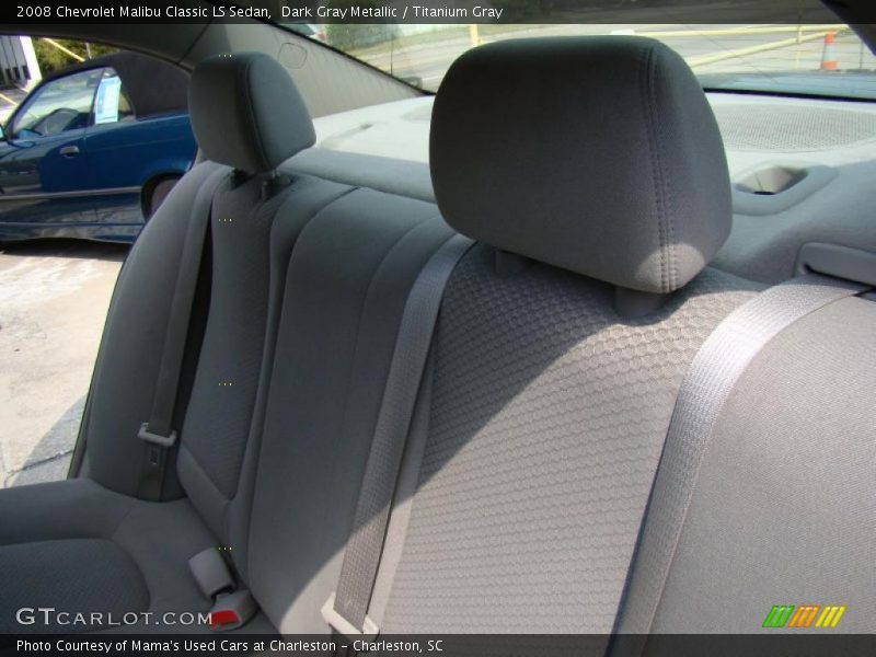 Dark Gray Metallic / Titanium Gray 2008 Chevrolet Malibu Classic LS Sedan
