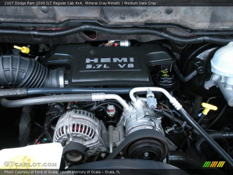 Mineral Gray Metallic / Medium Slate Gray 2007 Dodge Ram 1500 SLT Regular Cab 4x4