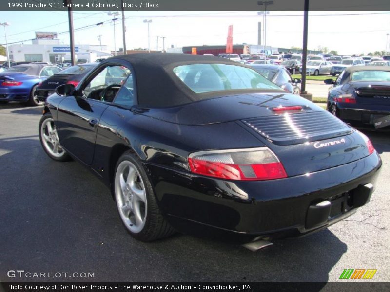 Black / Black 1999 Porsche 911 Carrera 4 Cabriolet