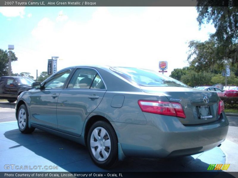 Aloe Green Metallic / Bisque 2007 Toyota Camry LE
