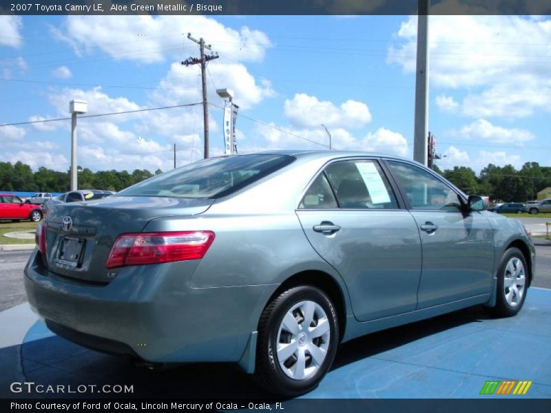 Aloe Green Metallic / Bisque 2007 Toyota Camry LE