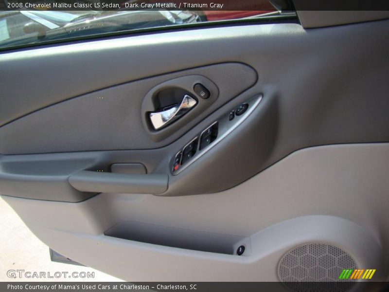 Dark Gray Metallic / Titanium Gray 2008 Chevrolet Malibu Classic LS Sedan