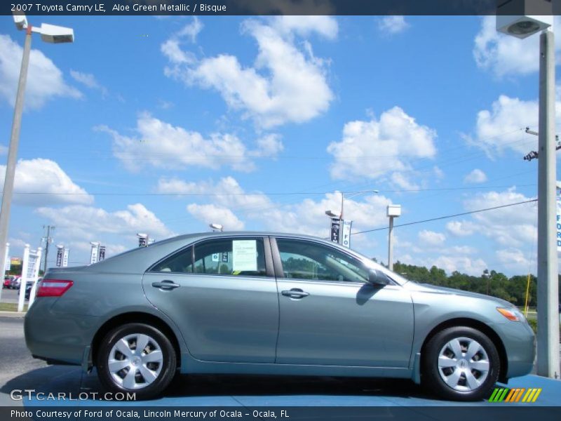 Aloe Green Metallic / Bisque 2007 Toyota Camry LE