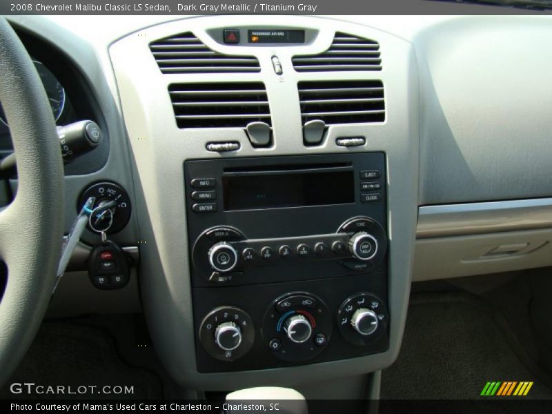 Dark Gray Metallic / Titanium Gray 2008 Chevrolet Malibu Classic LS Sedan
