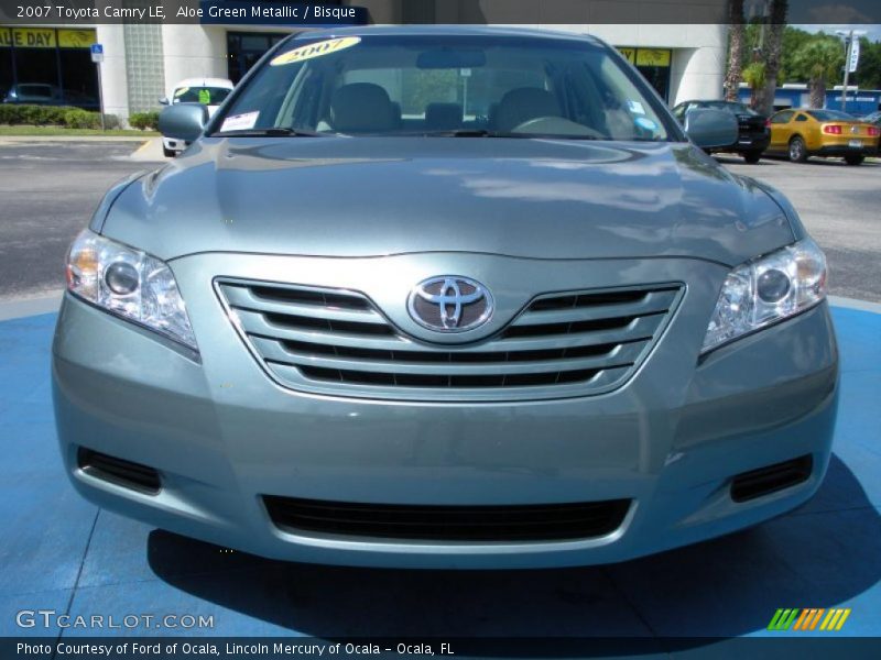 Aloe Green Metallic / Bisque 2007 Toyota Camry LE