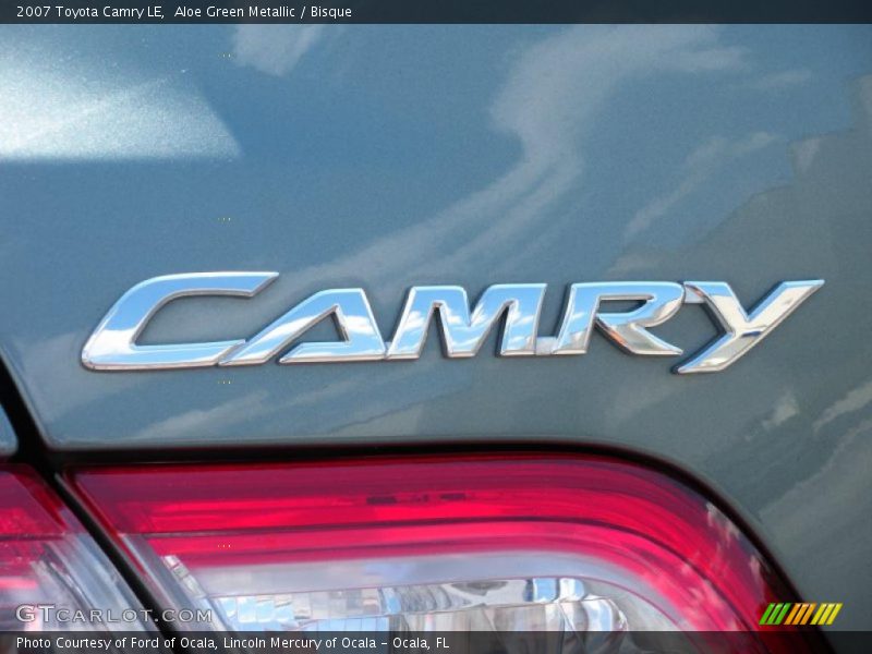 Aloe Green Metallic / Bisque 2007 Toyota Camry LE