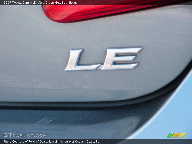 Aloe Green Metallic / Bisque 2007 Toyota Camry LE